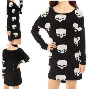 Oversized Skull Sweater